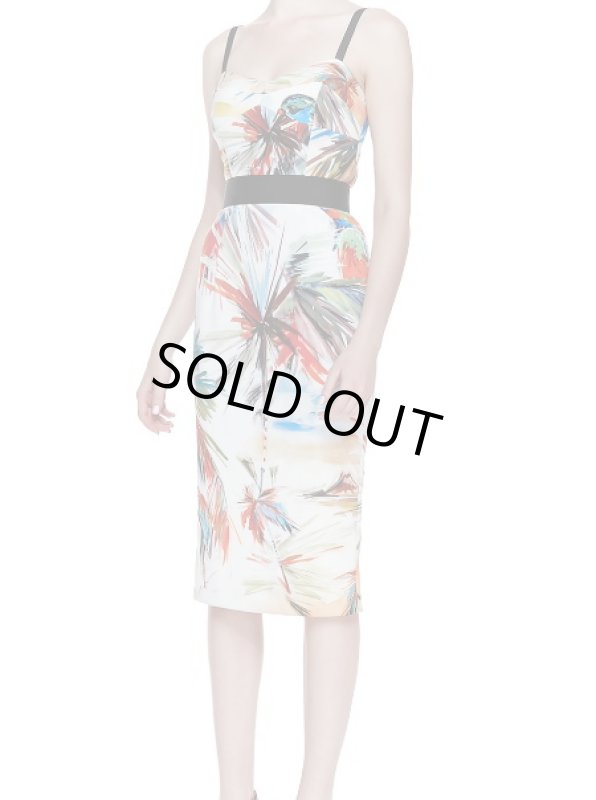 画像1: Milly    Parrot-Print Bustier Dress (1)