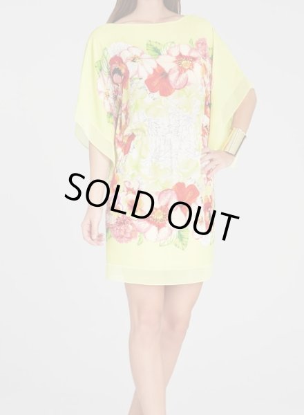 画像1: 【Gisele掲載】BCBGMAXAZRIA 　 Miriam Printed Kaftan Dress (1)