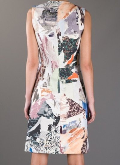 画像2: 再販売！ドラマ【リベンジ、BONES使用】Carven　　collage print dress 