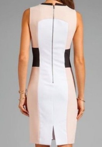 画像1: 【杉本彩さんご着用】BCBG MAXAZRIA    Eloise Color Blocked Sheath Dress 