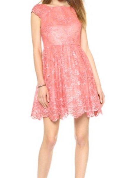 画像1: Alice + Olivia　　　Zenden Lace Dress  (1)