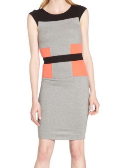 画像1: ドラマ多数使用！French Connection 　　colorblock body con dress 