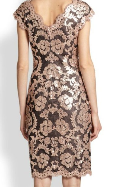 画像2: Tadashi Shoji    Sequined Lace Dress