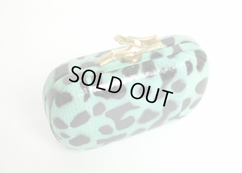 画像1: 【キャサリン妃、ジェシカアルバご愛用】Diane von Furstenberg 　Lytton Small Printed Snake Clutch (1)