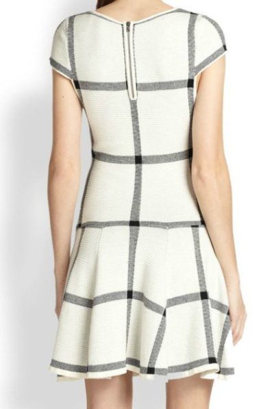 画像1: ドラマ【プリティ・リトル・ライヤーズ使用】Alice + Olivia　　Selma Checkered Drop-Waist Dress  12076