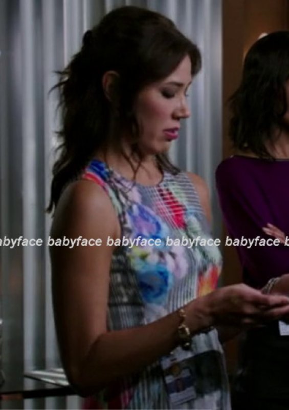 画像2: ドラマ【BONES使用】Nanette Lepore ナネットレポー　 Book Signing  Floral Print Dress  (2)