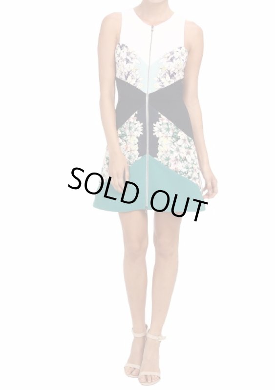 画像1: 【押切もえさん、すみれさん、中村アンさんご着用】BCBG MAXAZRIA 　　Alaina Print-Blocked Sheath Dress (1)