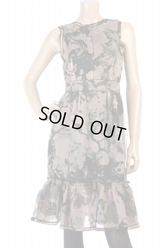 画像1: 再販売【雑誌掲載】D&G Dolce & Gabbana　花柄シルクオーガンジードレス (1)