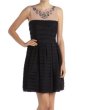 画像1: BCBG MAXAZRIA    Marina Tiered A-Line Skirt Dress ブラック (1)