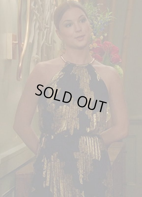 画像3: ドラマ【リベンジ使用】Xscape　　　Foiled Blouson Gown (3)