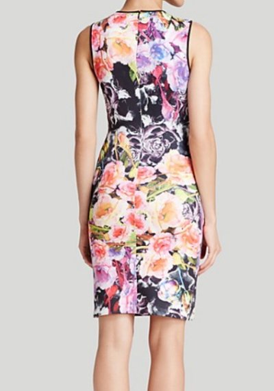 画像1: 【ドラマ使用】Clover Canyon   Floral Sheath Dress 