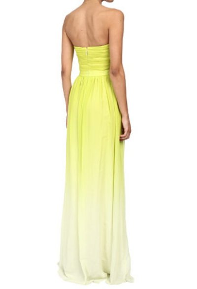 画像1: ワケあり特価品！ERIN by Erin Fetherston     Isabelle Gown   chartreuse  