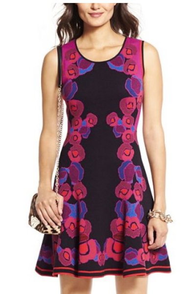 画像1: 【ドラマ使用】Diane von Furstenberg 　　　Sleeveless Knit Bodycon Dress (1)