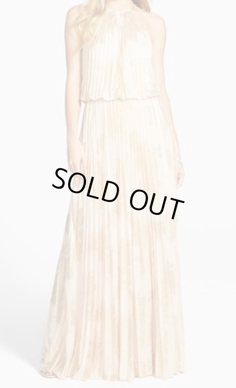 画像1: ドラマ【リベンジ使用】Xscape　　　Foiled Blouson Gown ヌード (1)