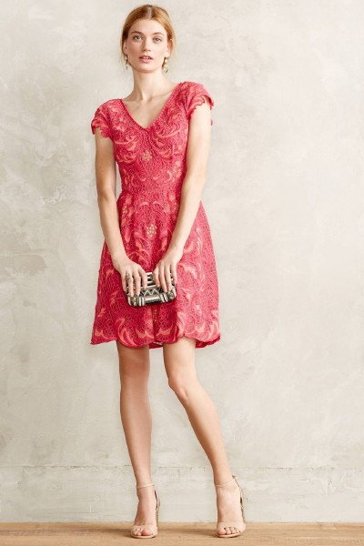 画像1: Yoana Baraschi　　 Melon Lace Dress (1)