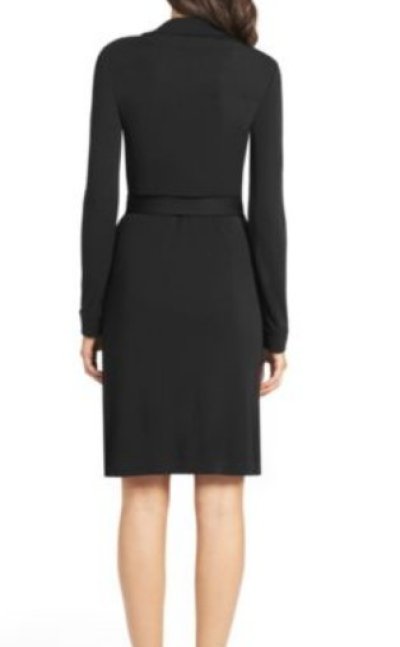 画像1: ドラマ【BONES使用】Diane von Furstenberg 　　New Jeanne Two wrap dress　ブラック