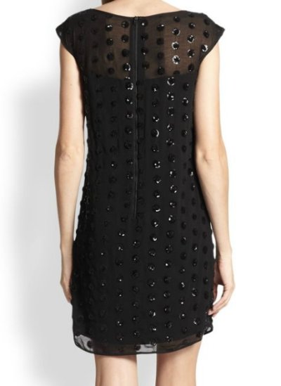 画像2: Milly   Carla Sequined Polka-Dot Chiffon Dress