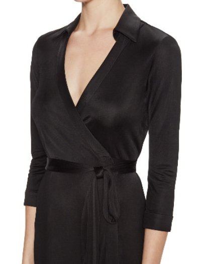画像3: Diane Von Furstenberg 　ABIGAIL Wrap Maxi Dress　ブラック