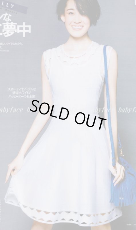 画像2: 【ヴァンサンカン掲載】Milly    Open-Inset Fit-&-Flare Dress ブラック (2)