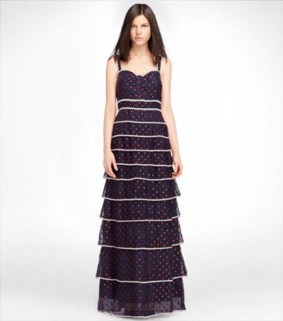 画像1: Tory Burch 　　Normandy Blue Ernestina Maxi Dress