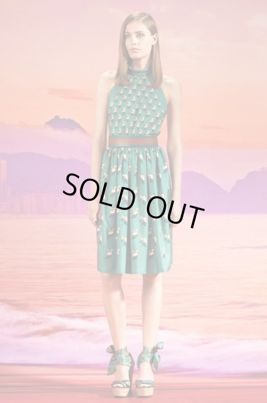 画像1: 再販売【ブレイク・ライブリー愛用】GUCCI グッチ　プリントホルタードレス (1)