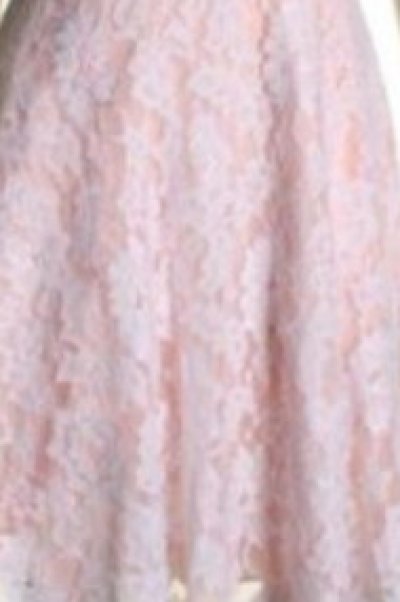 画像2: ML Monique Lhuillier   7分袖レースドレス　ピンク系