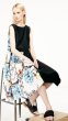 画像1: 【ヴァンサンカン掲載】Tibi    Tattoo Printed Sunray Pleated Dress (1)