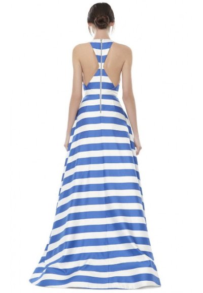 画像1: 【Meryl Davis愛用】alice + olivia　アリスアンドオリビア　Striped Marsha Gown