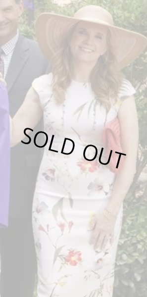 画像2: 即発【羽田美智子さんに衣装協力】Ted Baker   Floral Masi Dress  10701 (2)