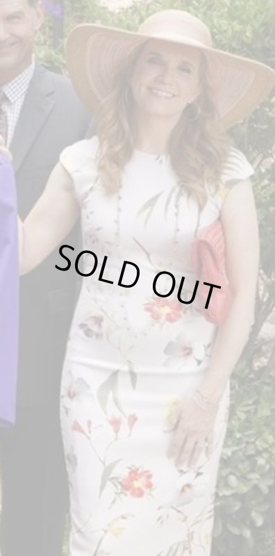 画像2: 即発【羽田美智子さんに衣装協力】Ted Baker   Floral Masi Dress  10701 (2)