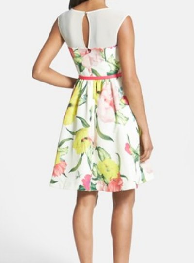 画像1: 【ドラマ使用】TED BAKER 　　FLORAL DRESS