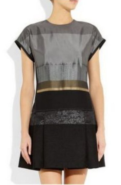 画像1: 【Maria Jose Suarezご愛用】Victoria Beckham    Satin Brocade Jacquard Dress 