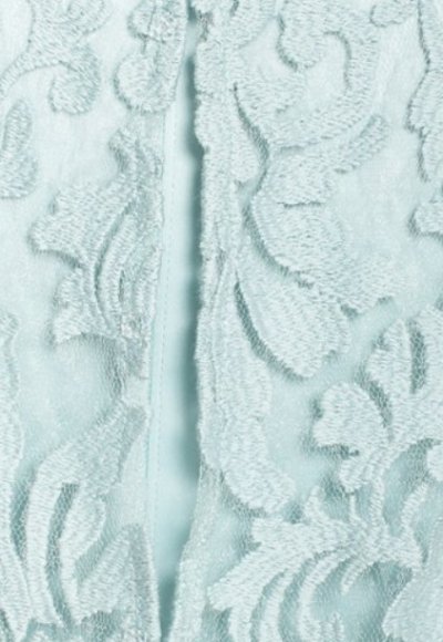 画像2: 再販売！Tadashi Shoji     Illusion Lace Blouson Dress　frosted jade ブルー系