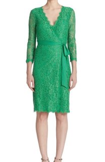 Diane von Furstenberg  Julianna Lace Wrap Dress   11307 - babyface