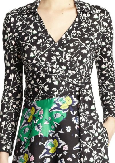 画像1: 即発！Diane von Furstenberg 　Amelianna Wrap Dress　 ツイルガーデン  10302