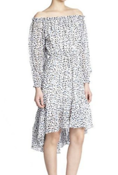 画像1: 【ヴァンサンカン掲載】Diane von Furstenberg　　Camila Off-Shoulder Silk Dress (1)