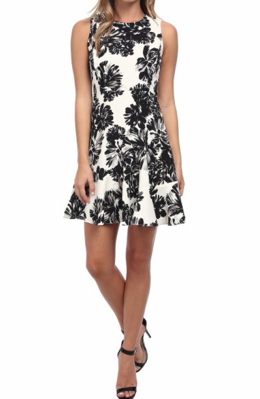 画像1: 【ドラマ使用】Rebecca Taylor 　　Splashy Flower Flippy Dress (1)