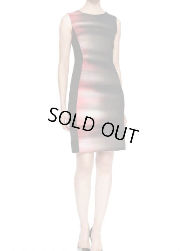 画像1: ドラマ【ミストレス】使用！Elie Tahari　　Isabella Sleeveless Velocity 5-Print Dress  (1)