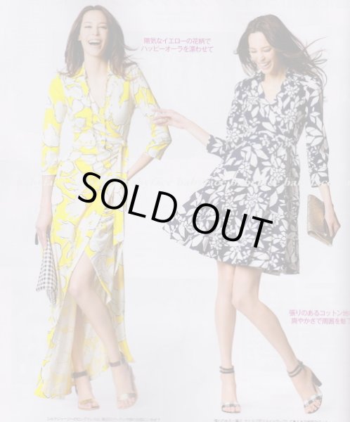 画像2: 即納【ヴァンサンカン掲載】Diane von Furstenberg  Abigail Maxi Wrap Dress  eden garden  (2)
