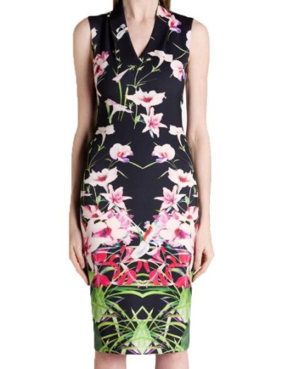 画像1: 【ジェシカゾア愛用】Ted Baker    Jalita Floral Print Midi Dress