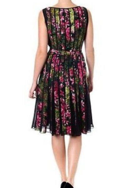 画像2: 【ドラマ使用】Adrianna Papell 　　Fractured Floral-Print Dress
