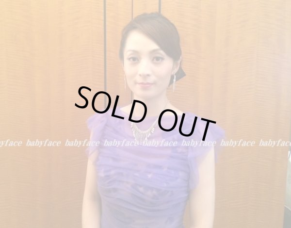 画像3: 【佐々木希さん、和音美桜さんに衣裳提供】Tadashi Shoji   ギャザーチュールドレス (3)