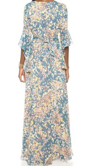 画像2: 【Christina Hendricks愛用】BCBGMAXAZRIA　　Long Sleeve Floral Dress 