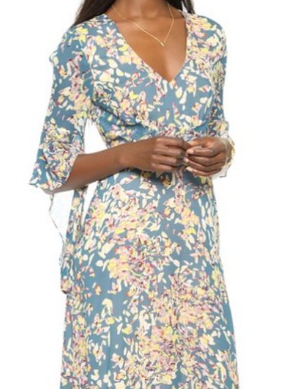 画像3: 【Christina Hendricks愛用】BCBGMAXAZRIA　　Long Sleeve Floral Dress 