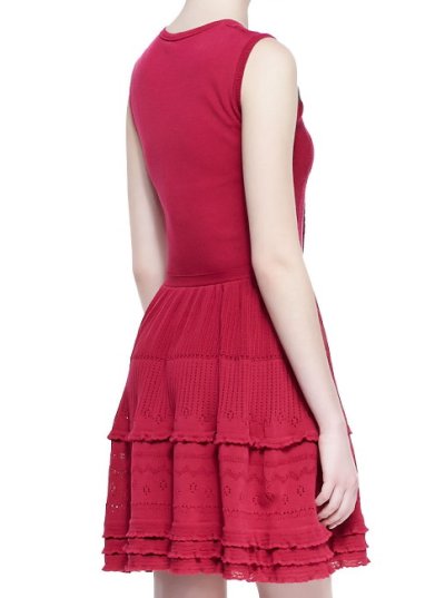 画像1: RED Valentino   Embroidered Knit Dress