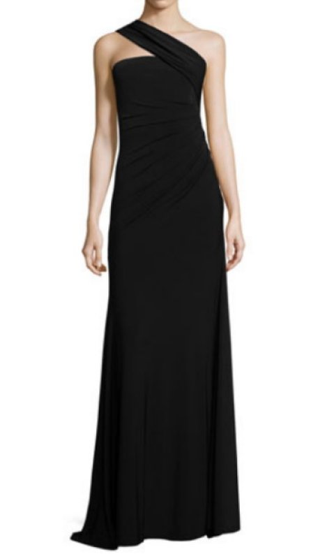 画像1: 再販売！　Rachel Zoe  レイチェルゾー   One-Shoulder Ruched Gown  (1)