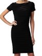 画像1: 【ドラマ使用】 Adrianna Papell 　　　Illusion Bodice Pleated Jersey Sheath Dress (1)