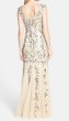 画像2: 【Amber Le Bon愛用】Adrianna Papell　　　Beaded Mermaid Gown 　Champagne (2)