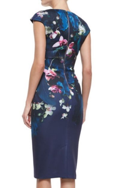 画像1: ドラマ【プリティリトルライヤーズ使用】Ted Baker    Antonya Floral-Print Sheath Dress