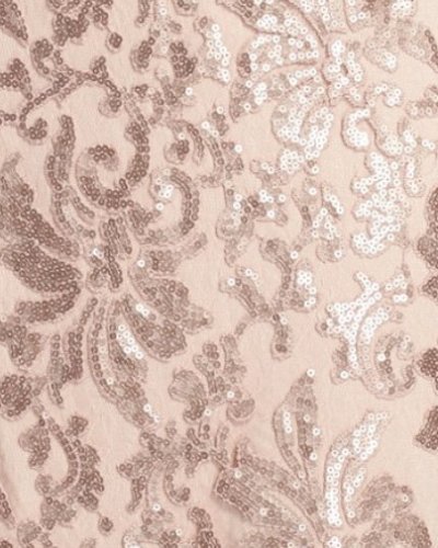 画像2: Tadashi Shoji　 Scalloped-Neck Lace Cocktail Dress   dusty rose ピンク系　